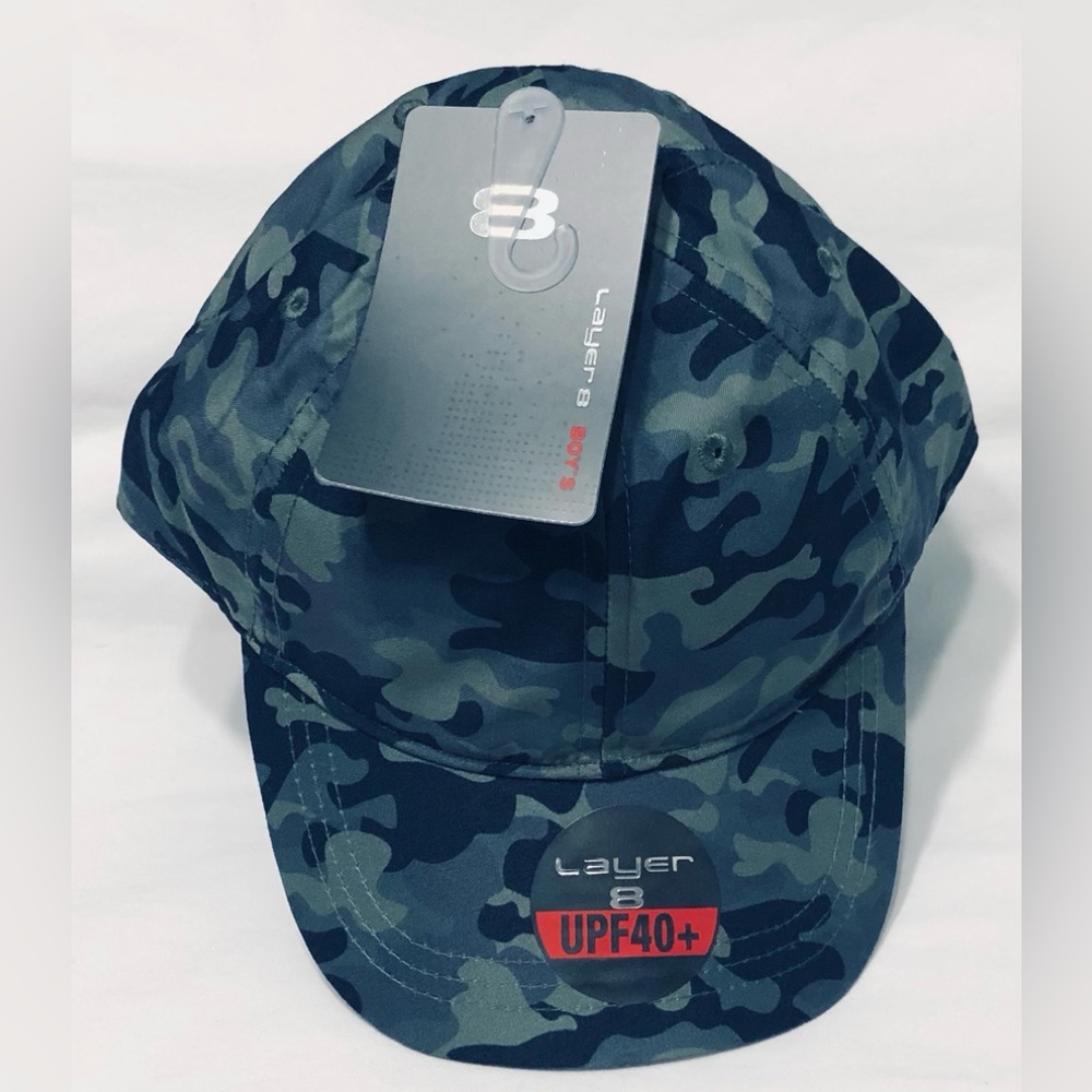 Layer 8 UPF40+ Youth Boy’s Camo Cap .